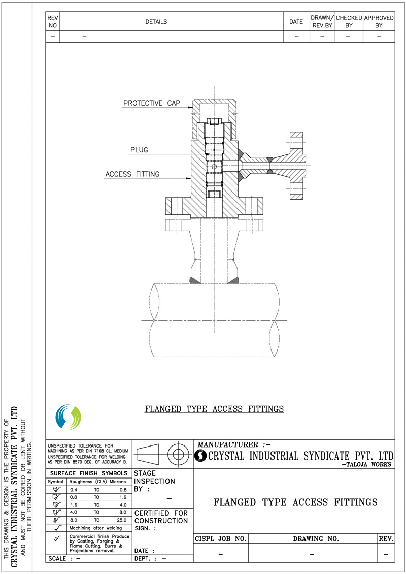Flanged Type Access Fittings
